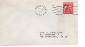 SULLIVAN EXPEDITION - SENECA FALLS, NY  1929  FDC17486
