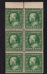 US #374a Fine. w/Original Gum. Lightly Hinged.