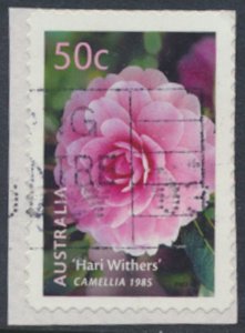 Australia  SG 2292  SC# 2139 Used SA Camellia  Flowers  see details scan    