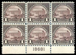 U.S. PLATE BLOCKS 571  Mint (ID # 96811)