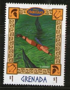 Grenada 1997 Disney´s Hercules - Triumphant Cartoon Animation Film Cinema Sc...