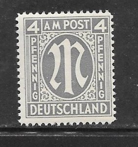 Germany #3N3B MNH Single A.M.G Issue.