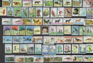 100 WESTERN SAHARA (OCCIDENTAL) All Different Stamps (C80)