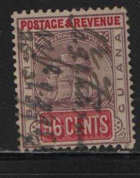 BRITISH GUIANA, 147 USED  REVENUE CANCEL