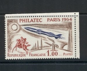 France #1100 (1964 Philatec issue) VFMNH CV $17.50