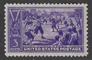 #855 Single Mint NH - Good Margins - Look