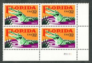 2950 Florida MNH plate block LR