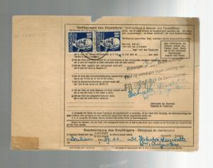 1951 Pirna East Germany DDR Parcel packet Registered Cover to Belgium Mi  226 x5