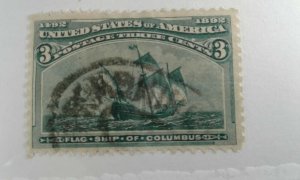  US #232 used thin e21.1 12782