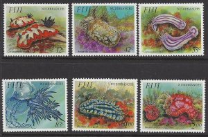 Fiji #692-7 MHN set  various corals, issued 1993