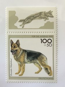 Germany 1995 Scott B781 MNH - 100+50pf, Dogs, German Shepherd
