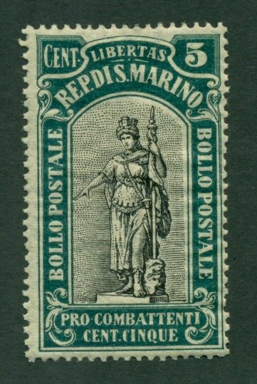 San Marino 1918 #B4 MDG SCV (2020) = $3.75