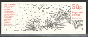 FB75 1995 Giants Causeway - 4th Sea Charts Series 50p Folded Booklet
