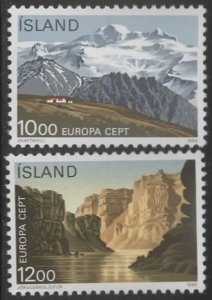 Iceland Scott # 622-23 VF MNH