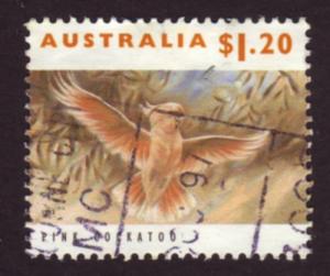 Australia 1993 Sc#1286 $1.20 Pink Cockatoo Birds Wildlife USED. 