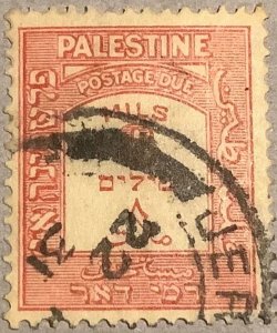 PALESTINA 1928. Postage Due. 8 Mills. SG #D16. Used VF-