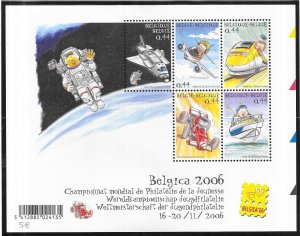 Belgium #2064 Belgica 2006 World Youth Philatelic Expo (MNH) S/S CV$15.00