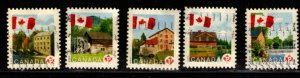 Canada - #2351 - 2355 Flag over Mills set/5 - Used