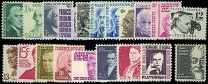 Prominent Americans Series Mint VF Never Been Mounted Complete Set Scott 1278-95