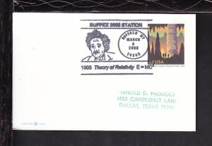 Einstein Suppex Station 2003 Cancel Cover BIN 