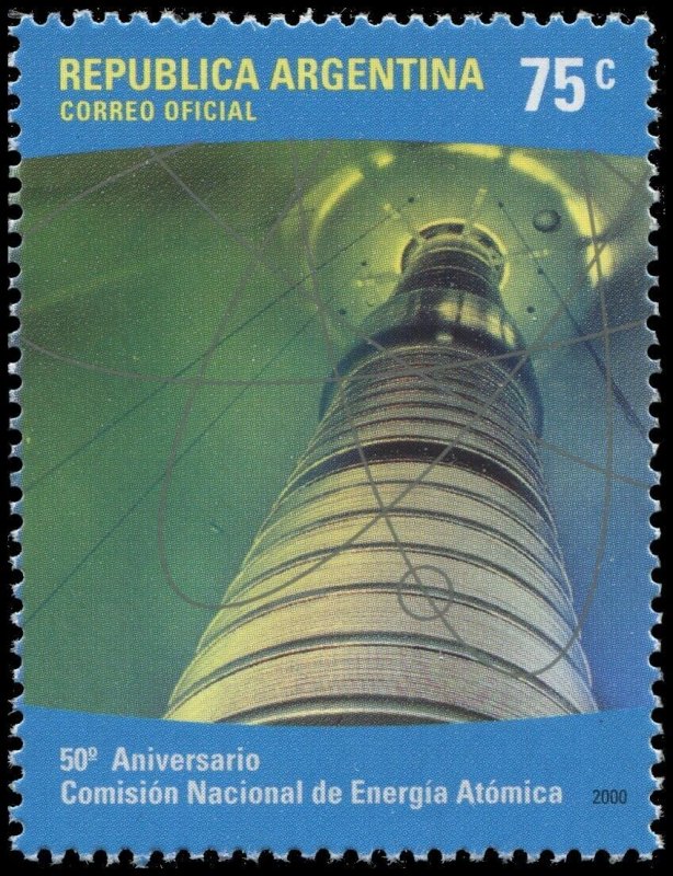 Argentina 2000 Sc 2135 Anniversary of Atomic Energy 