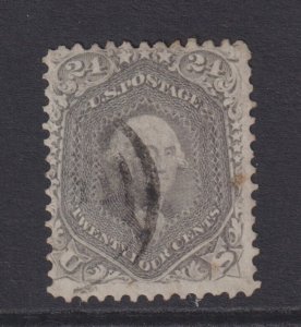 78b Grey VF used neat light cancel with nice color ! see pic !
