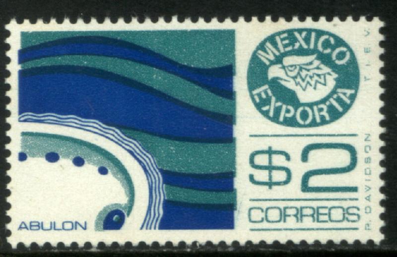 MEXICO EXPORTA 1117a, $2P, ABALONE. PAPER 1, MNH