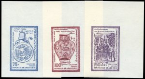 Syria, United Arab Republic #4-12, 1958 Antique Art, imperf. set of nine, eac...