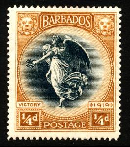 Barbados #140 mint hinged, Victory
