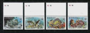 Kiribati 452-455, MNH, 1985. Marine Life. x29415