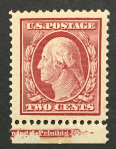 MOMEN: US #332 MINT OG NH POST OFFICE FRESH #29470