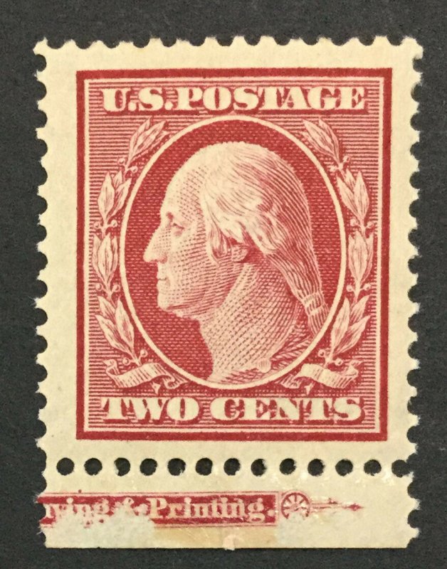 MOMEN: US #332 MINT OG NH POST OFFICE FRESH #29470