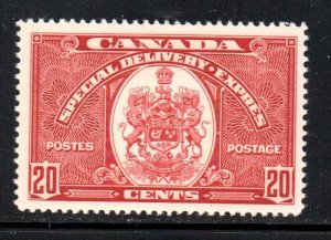 Canada Sc E8 1938 20 c dark carmine Special Delivery  stamp mint