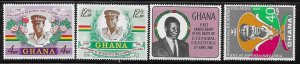 Ghana 1968 Leader of Revolution Sc 327-330 MNH A1297