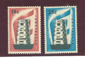 Netherlands #368-69  Single (Complete Set) (Europa)