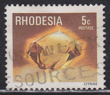 Rhodesia 296 Citrine 1970