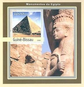 Guinea-Bissau - Monuments of Egypt  Stamp SS GB3124