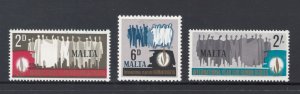 Malta 1968 International Human Rights Year Scott # 381 - 383 MH