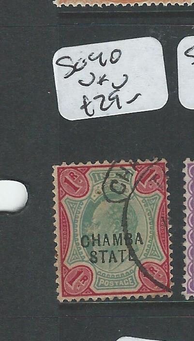 INDIA CHAMBA (P0804B) KE 1R  SG 40  VFU