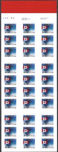 Canada #1931b 48¢ Flag Over Canada Post Offices (2002). Booklet of 30. MNH