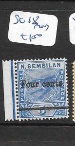 MALAYA NEGRI SEMBILAN     (PP2305B)     4C SURCHARGE TIGER  SG 18   MOG