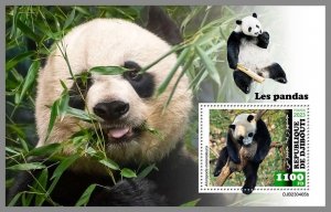 DJIBOUTI 2023 MNH IMPERF. Pandas Bears S/S #405b