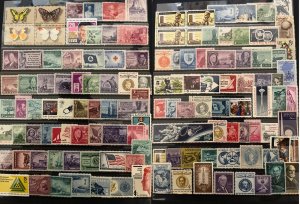 U.S. MINT COLLECTION 400+ VINTAGE STAMPS INCLUDES PLATE BLOCKS / SINGLES & MORE!