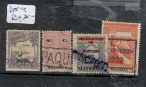 BRITISH EAST AFRICA 4 MOZAMBIQUE STAMPS PAQUEBOT CANCELS  VFU LOT 5  P0321F  H