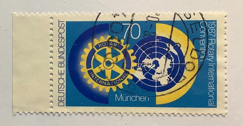 Germany 1987  Scott 1511 used - 70pf, Rotary International