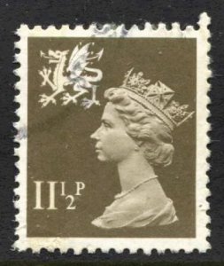 STAMP STATION PERTH Wales #WMH16 QEII Definitive Used 1971-1993