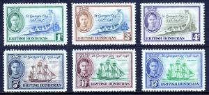 British Honduras - Scott #131-136 - MH - SCV $6.00
