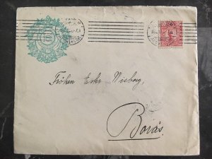 1916 Sweden Grand Hotel Stockholm Commercial Cover To Boras