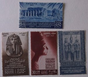 Egypt B9-12 MNH Cat $9.75  Full Set Antiquities Topical