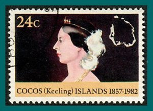 Cocos 1982 Annexation, 24c used #82,SG79